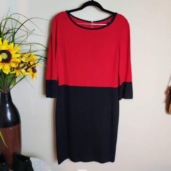 Vintage St. John colorblock dress - Picture 2 of 7